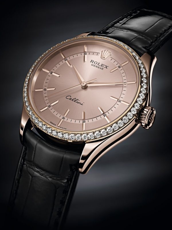 Rolex Cellini Time Replica Watches UK With 18CT Rose-Gold Cases