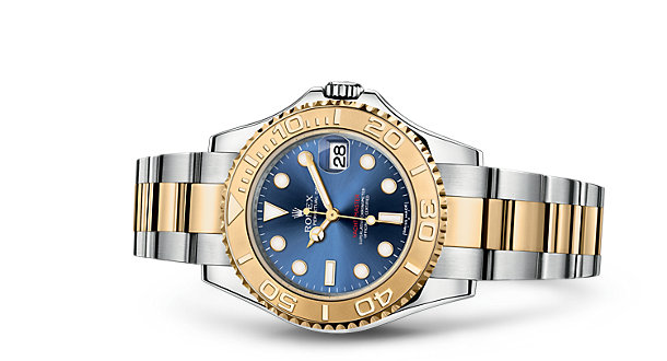 rolex with gold and steel