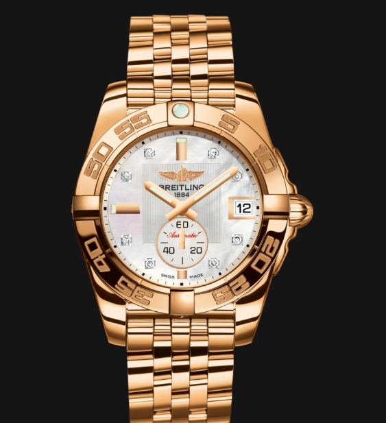 Breitling-Galactic-Rose-Gold-Replica