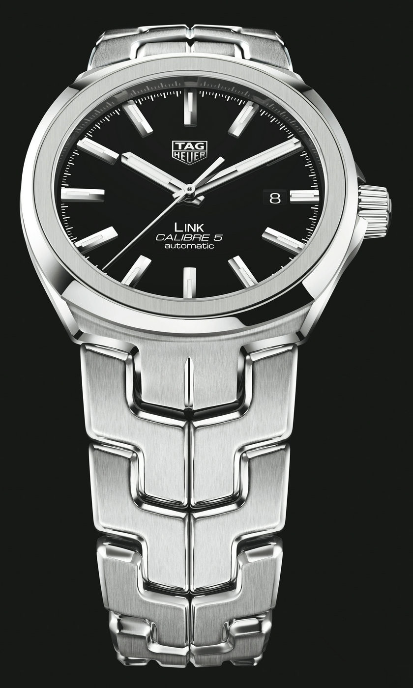 2017 UK TAG Heuer Link Calibre Replica Watches With Steel Bracelets For 30 Years Anniversary