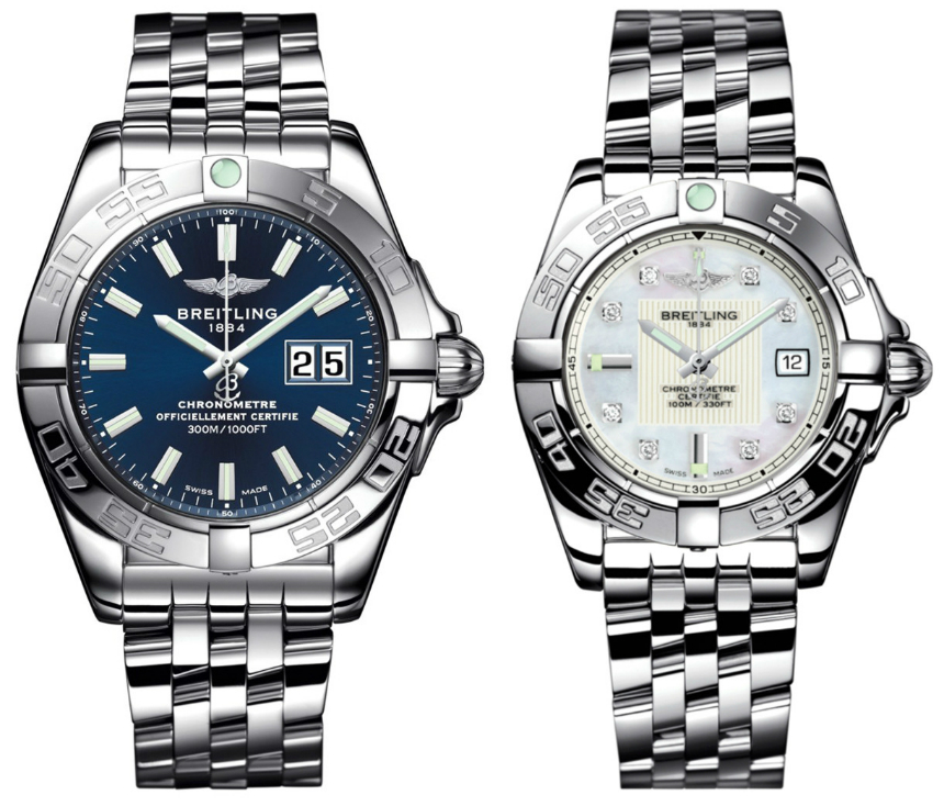The Best “His & Hers” Watches For Couples: UK Breitling Galactic Replica Watches