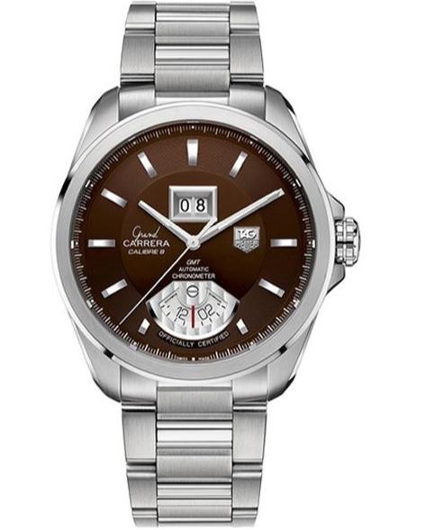 With deep brown dial presenting onthe steel case, this fake TAG Heuer watch also shows a wonderful visual effect.