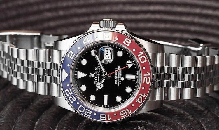 Popular Rolex GMT-Master II Replica Watch UK With Blue-Red Bezel