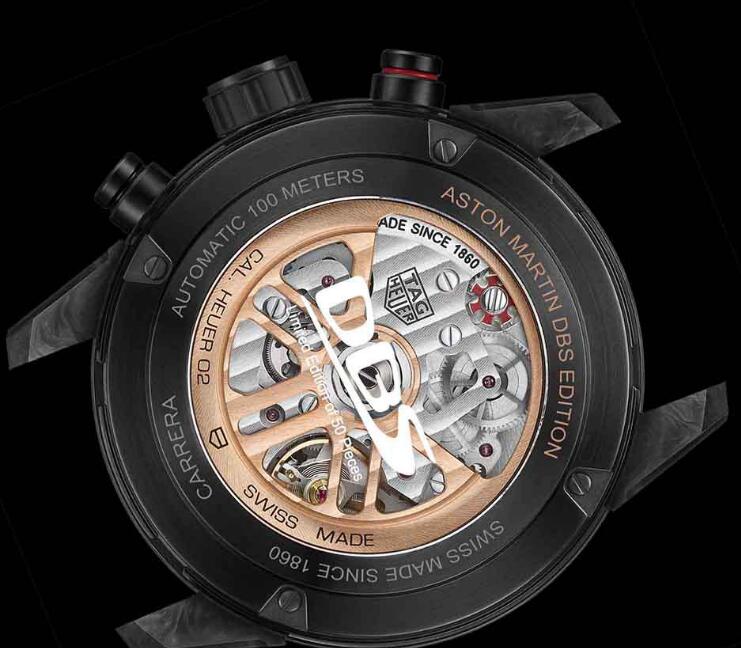 The movement could be viewed through the transparent caseback.