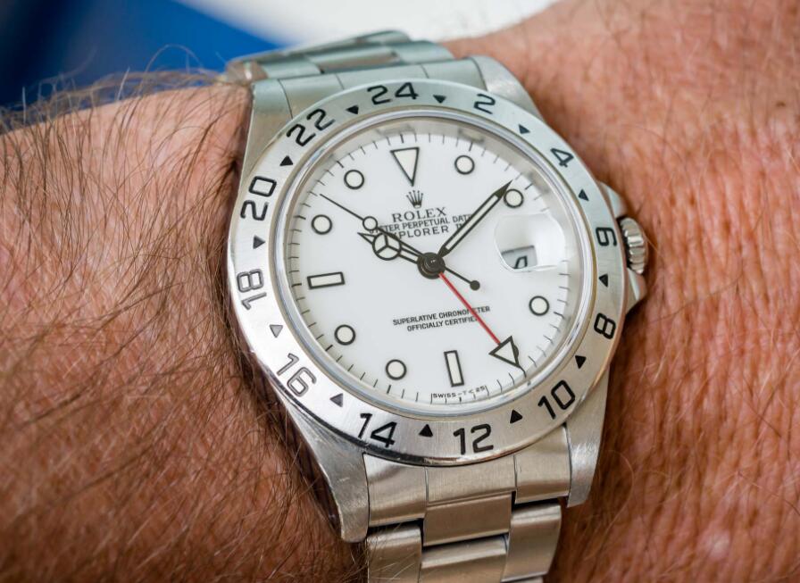 The UK Cheap Replica Rolex Explorer II 16570 Watches With White Dials For Sale