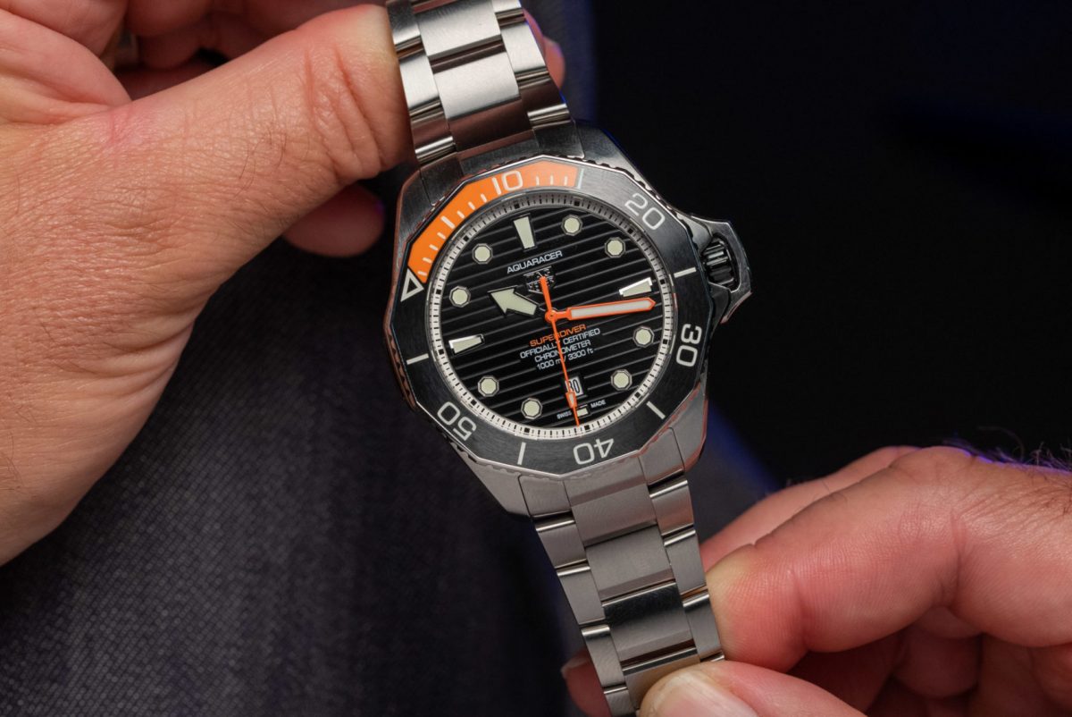The UK cheap replica TAG Heuer Superdiver is an Aquaracer on steroids
