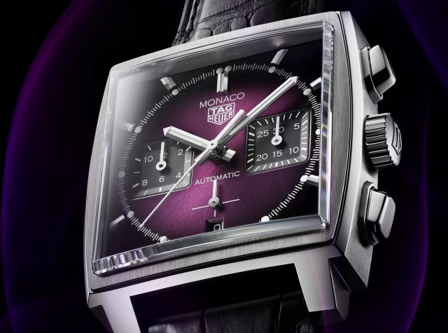 UK cheap replica TAG Heuer treats Monaco fans to a regal purple edition