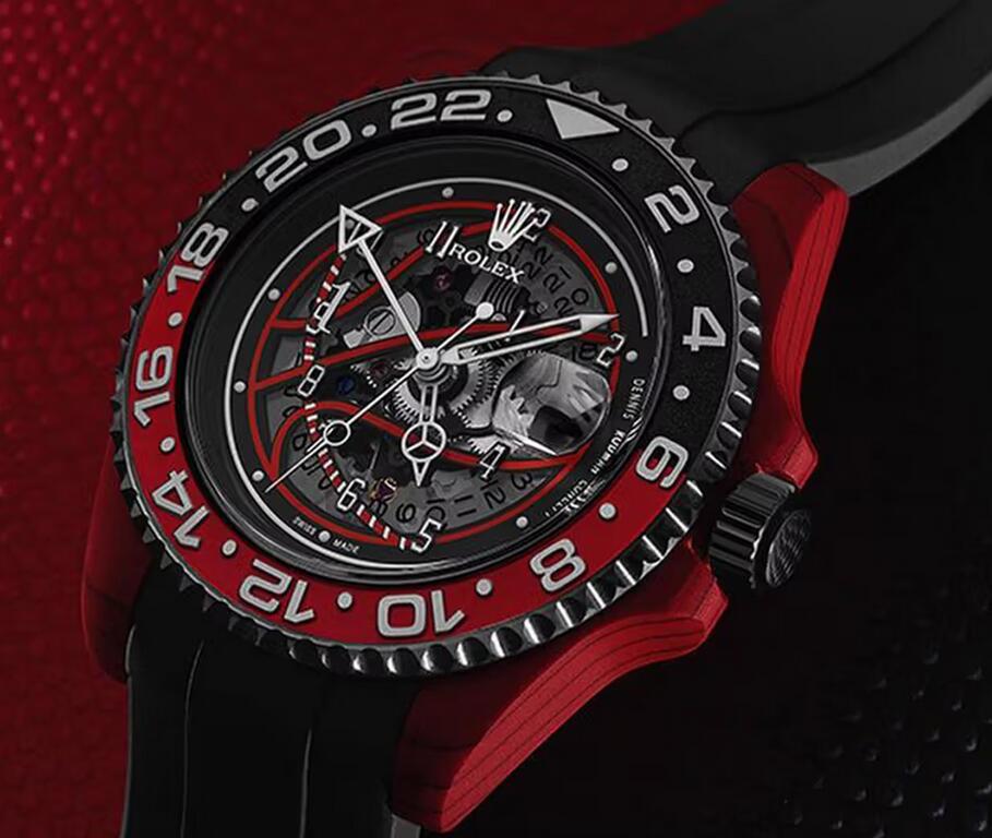 Dennis Rodman Teams Up With Skeleton Concept For Custom High Quality Fake Rolex GMT Master II Watches UK