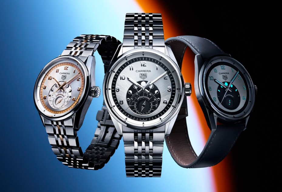 UK Best Replica TAG Heuer Carrera Astronomer Watches Channels 1960s Design Into a Futuristic Moonphase Watch